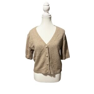 Jessica Simpson Short Sleeve Button Cardigan – Size Medium